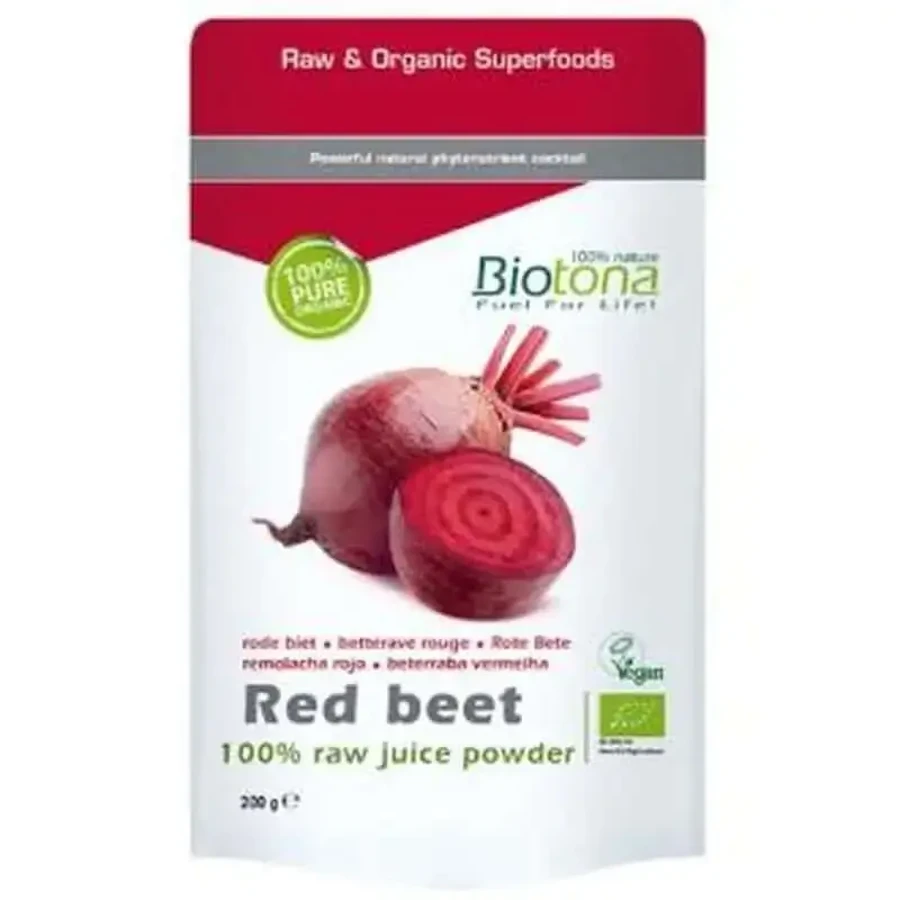 Biotona Red Beet Raw Red Beetroot 200Gr. Bio: цены и характеристики
