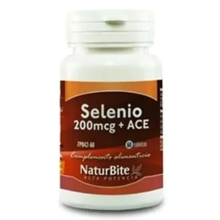 Naturbite Selenium 200Mcg + Ace 60 таблеток