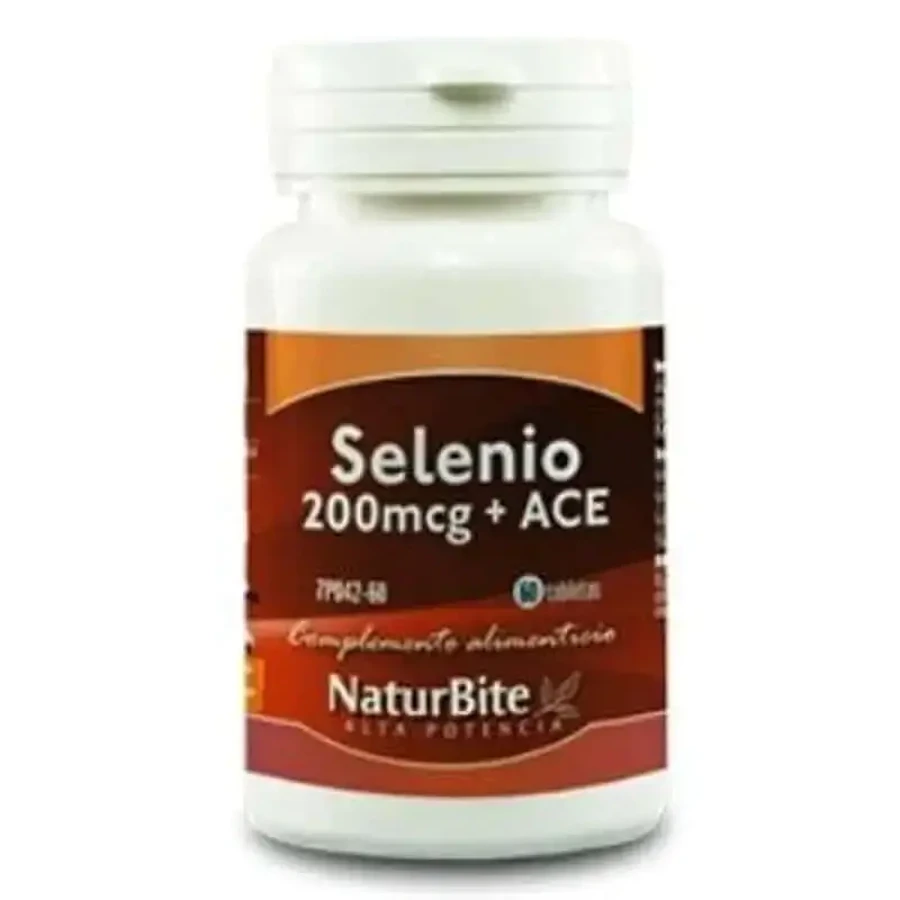 Naturbite Selenium 200Mcg + Ace 60 таблеток: ціни та характеристики