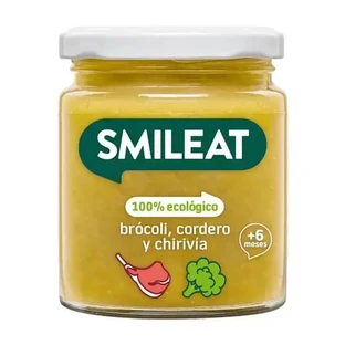 Smileat Органічна броколі з ягням та пастернаком, 230 гр.