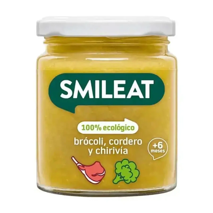 Smileat Органічна броколі з ягням та пастернаком, 230 гр.: ціни та характеристики