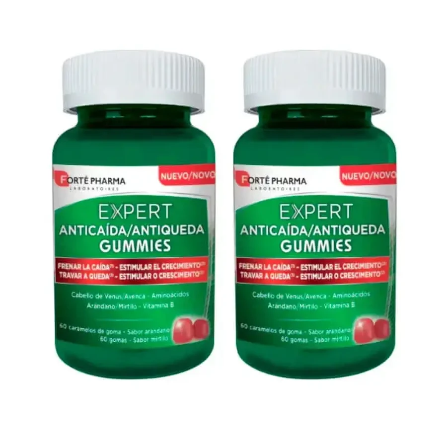 Forté Pharma Duplo Expert Anticaida Gummies, 2 x 60 Candies: цены и характеристики