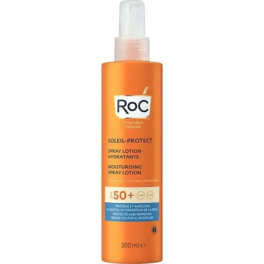 Roc Sol Увлажняющий лосьон-спрей Spf50 200 мл: цены и характеристики