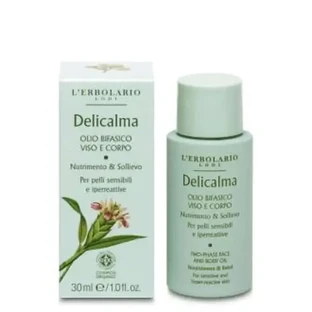 L'Erbolario Delicalma Бифазное масло для лица и тела 30 мл
