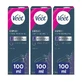 Крем для депіляції Veet для жінок під пахвами та в зоні бікіні рулонний, 3х100мл