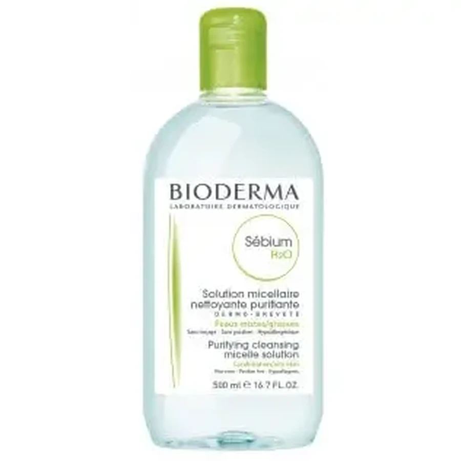 Bioderma Sebium H2O Мицеллярный раствор для комбинированной кожи, 500 мл: цены и характеристики