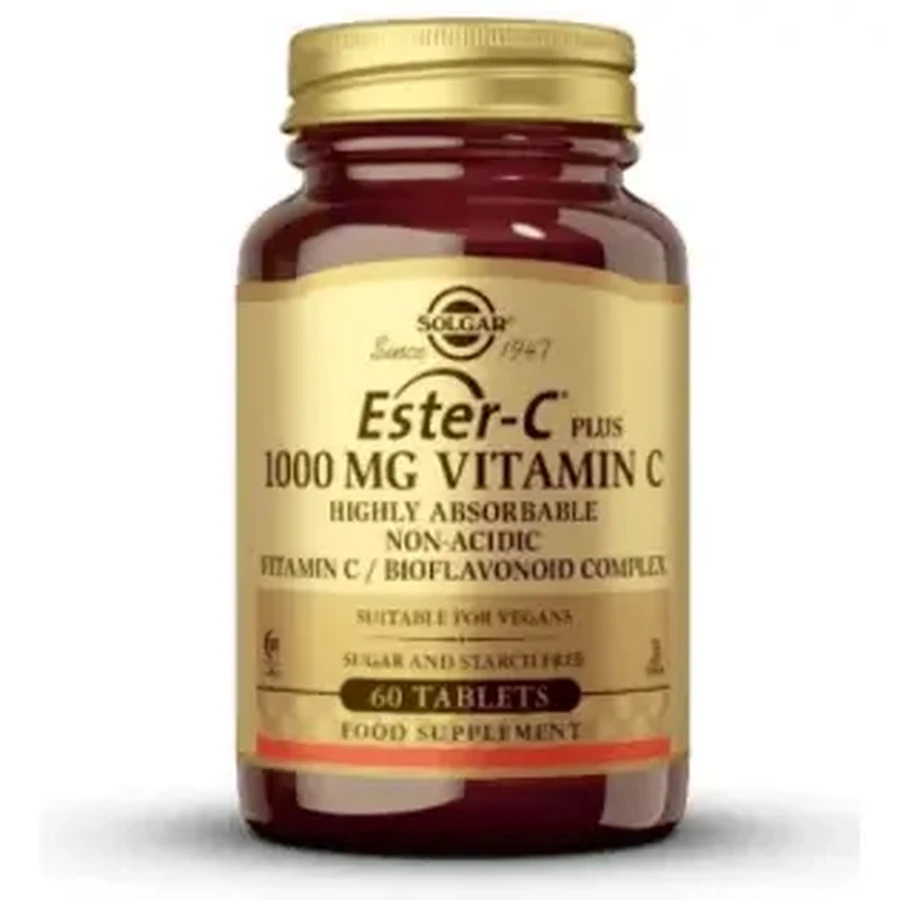 Solgar Ester-C Plus 1000mg 60c: цены и характеристики