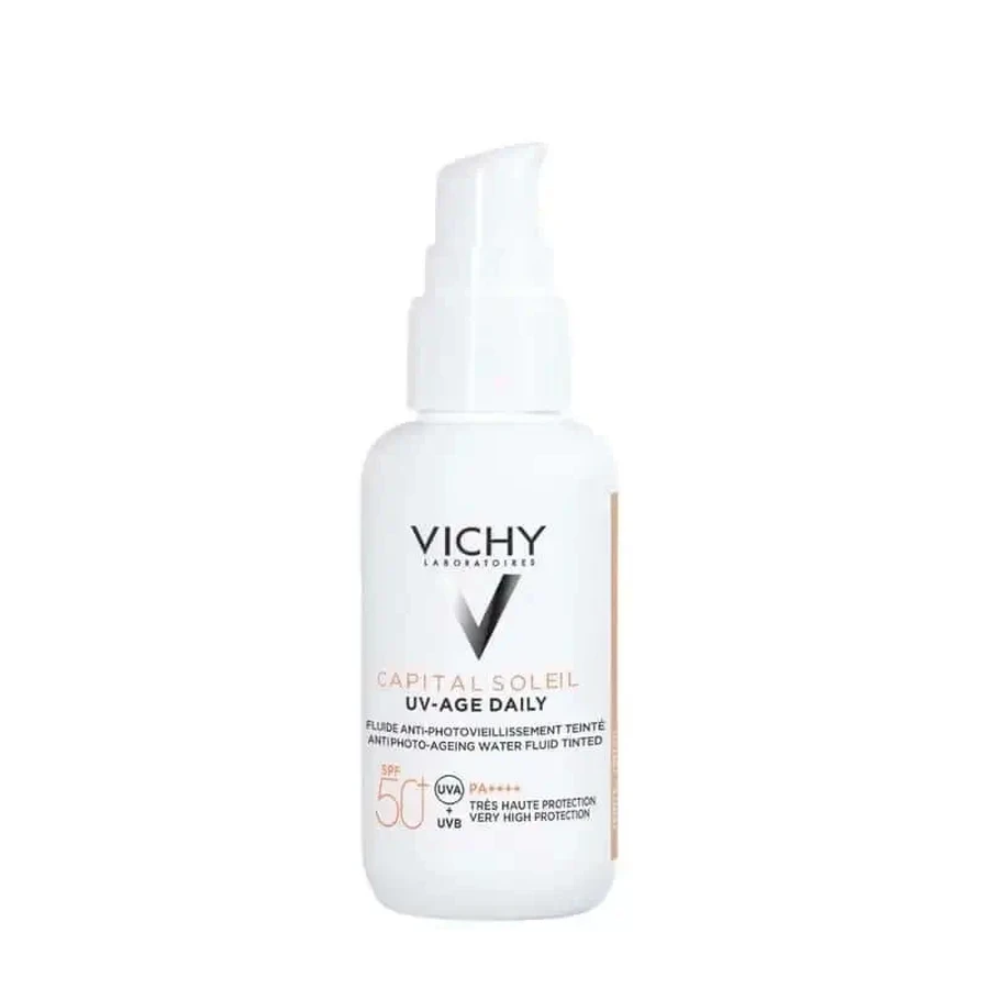 Vichy Capital Soleil UV-Age Daily Water Fluid Anti-Photoageing SPF50+ 40ml: цены и характеристики