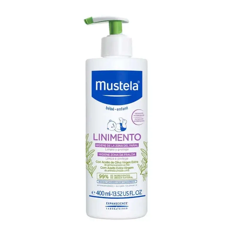 Mustela Hygiene Очищающий и защитный линимент для ягодиц 400 мл: цены и характеристики