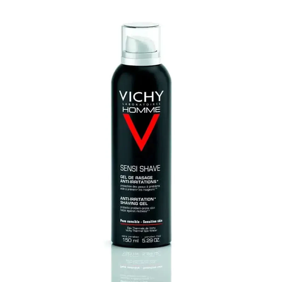 Гель для гоління проти подразнення Vichy Homme Sensi Shave, 150 мл: ціни та характеристики
