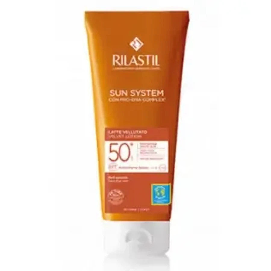 Rilastil Сонцезахисна система SPF50+ Дитяче молочко Velluto 200мл: ціни та характеристики
