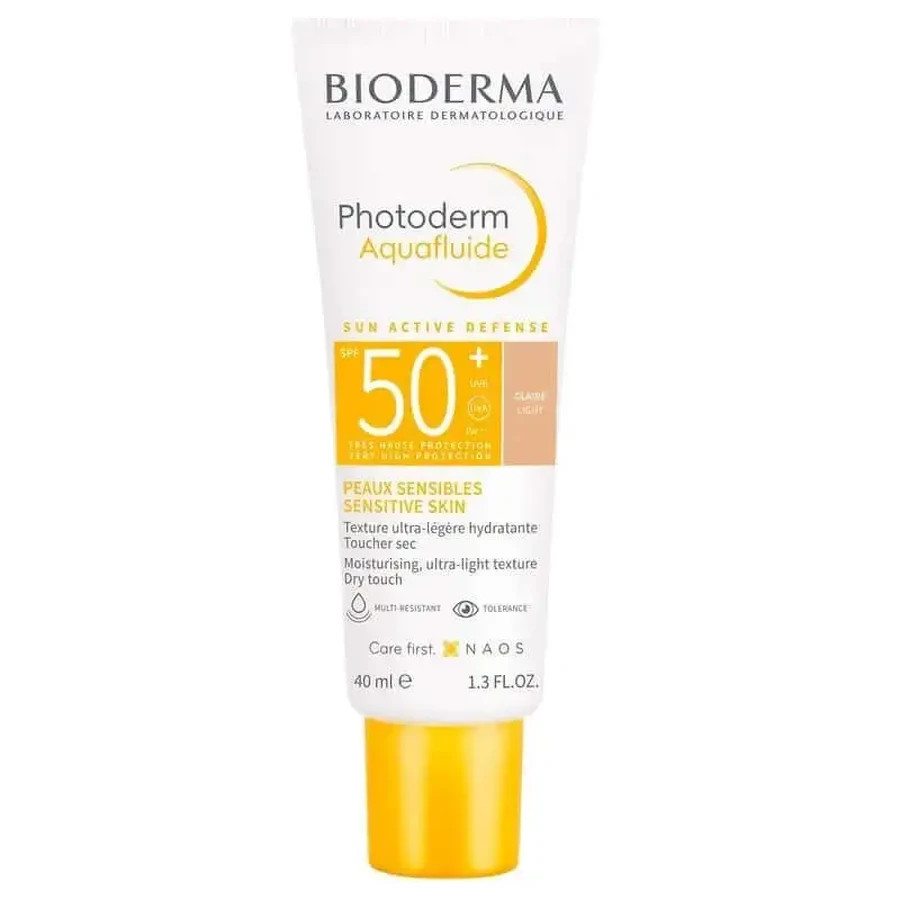 Bioderma Photoderm Aqua-Fluid SPF50+ Светлый цвет, 40 мл: цены и характеристики