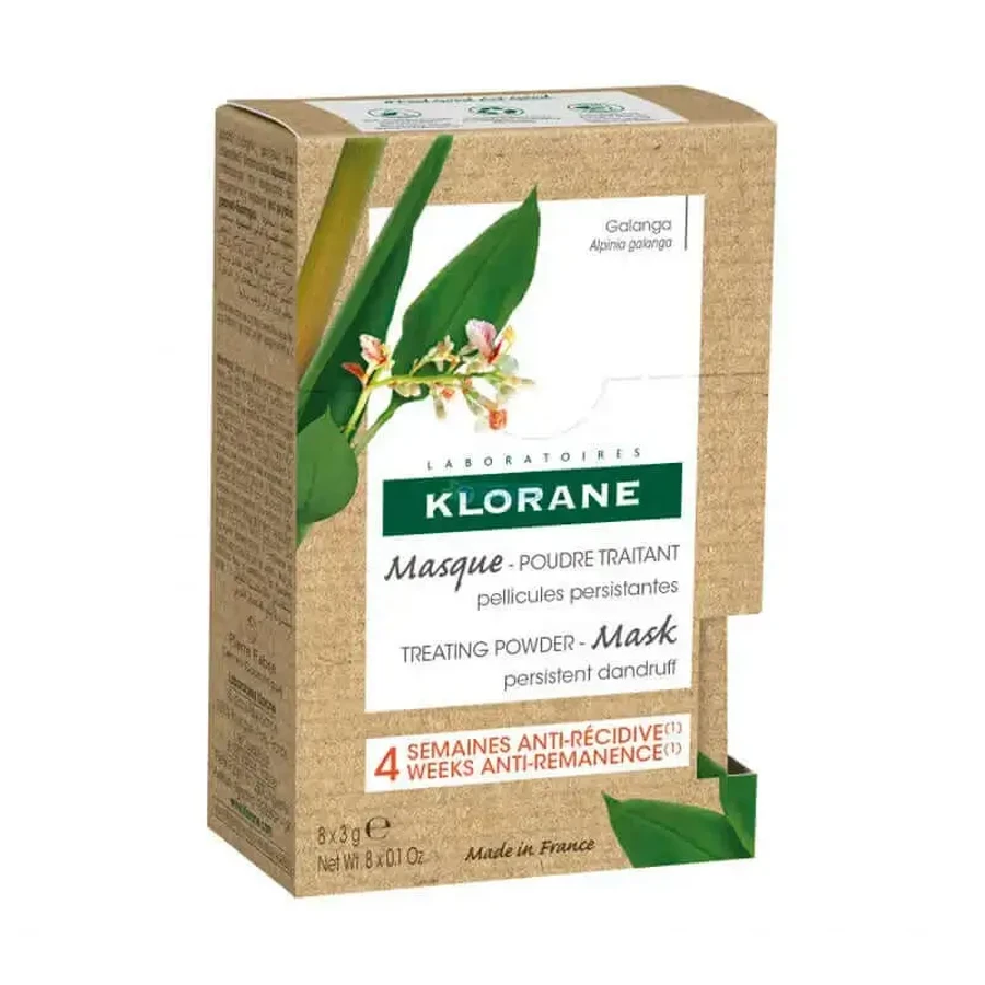 Маска з галангалу Klorane 8 x 3 г: ціни та характеристики