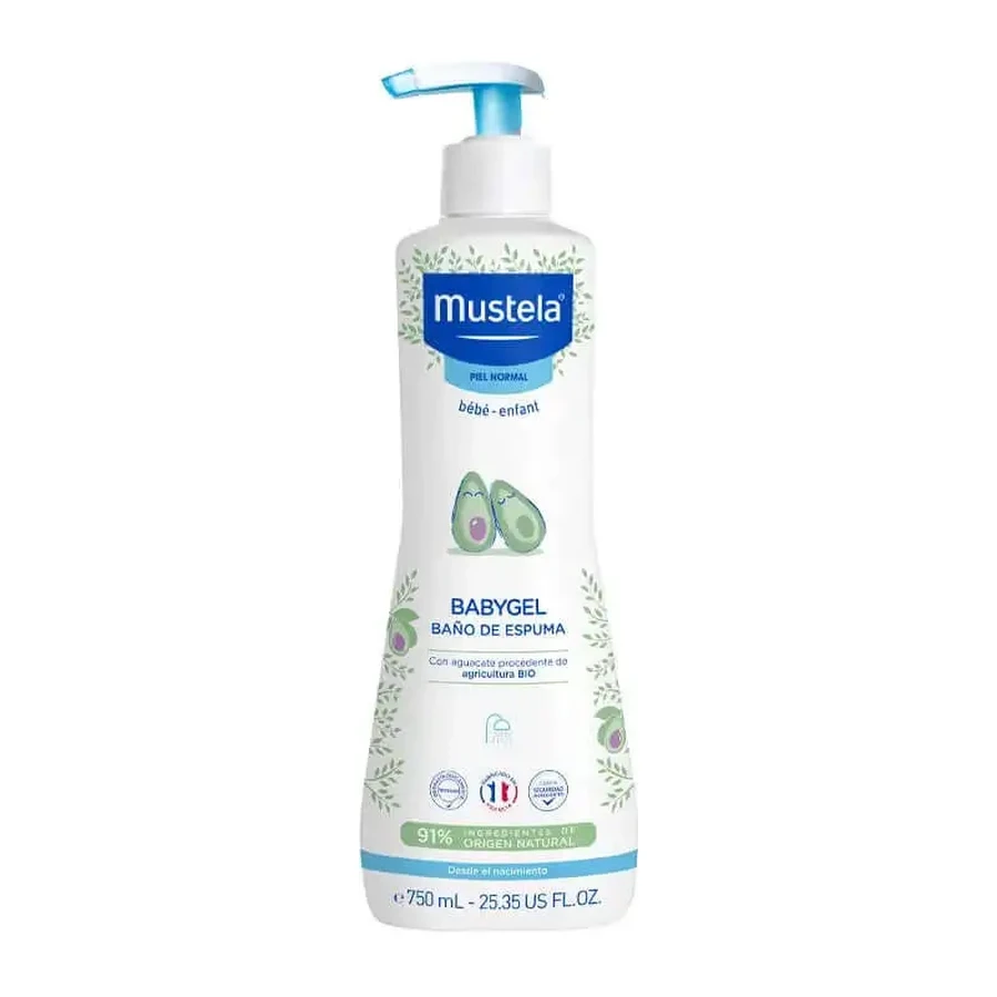 Піна для ванни Mustela Babygel 750мл: ціни та характеристики