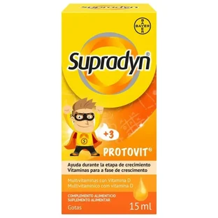 Supradyn Protovit Витамины Минералы Капли для роста детей 15 мл бутылочка