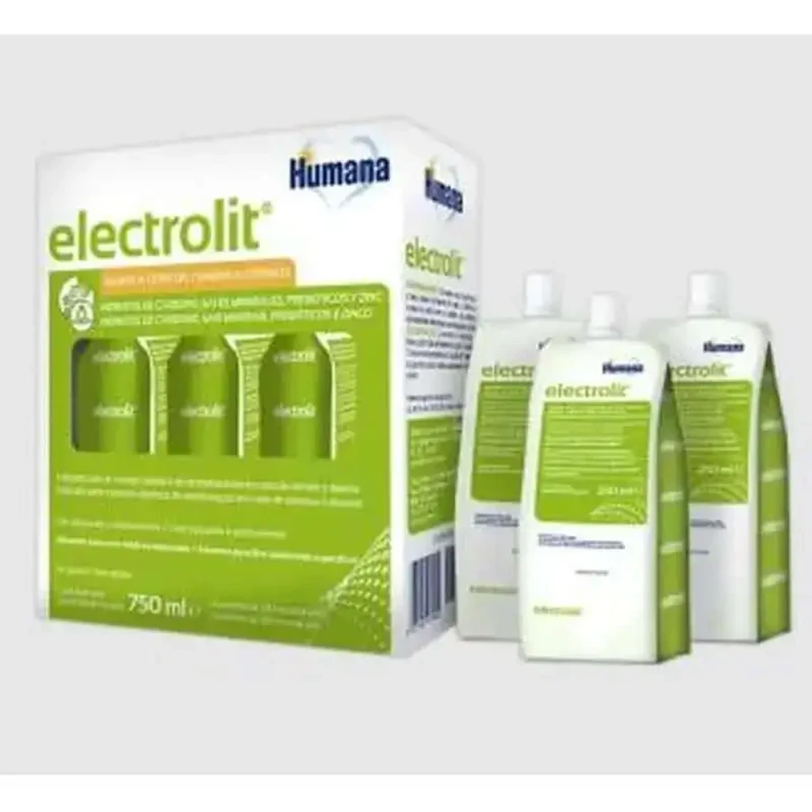 Humana Electrolit Liquid 250 мл: цены и характеристики