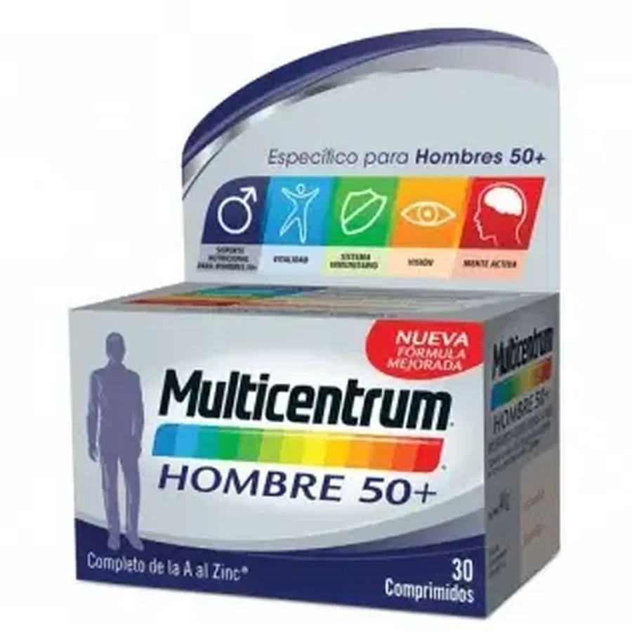 Multicentrum Man 50+ , 30 таблеток: цены и характеристики