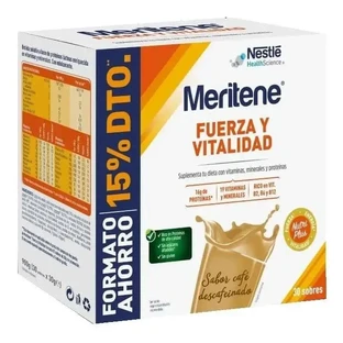 Meritene Strength and Vitality Cappuccino 30 пакетиков