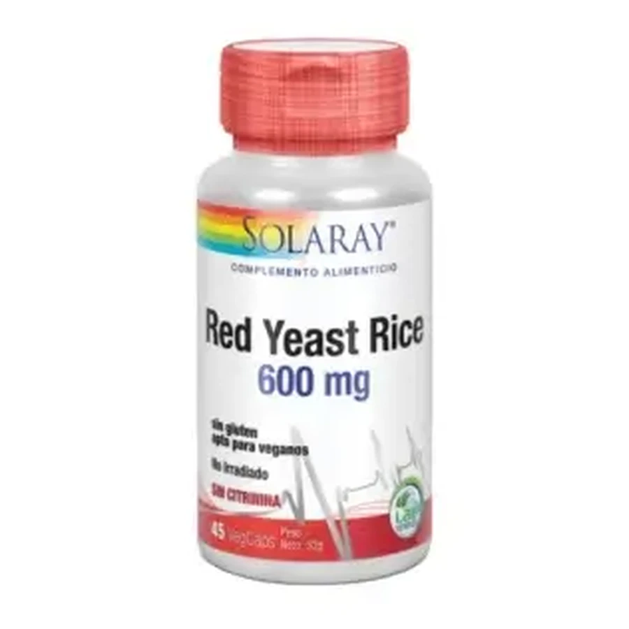 Solaray Red Yeast Rice 45 VegCaps: цены и характеристики