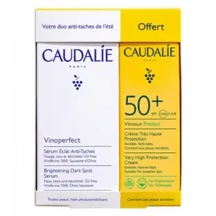 Caudalie COFRE Vinoperfect Serum, 30 мл + Caudalie Solar SPF50+ 25 мл