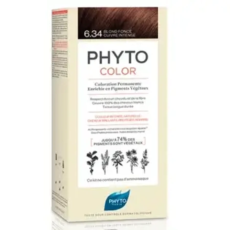 Phyto Colour 6.34 Темный медный блондин: цены и характеристики