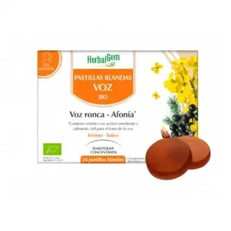 Pranarom Herbalgem Voz 24 мягкие таблетки: цены и характеристики
