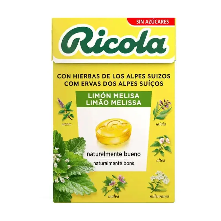 Ricola Без сахара Лайм Лимон Лимонный бальзам 50 г: цены и характеристики