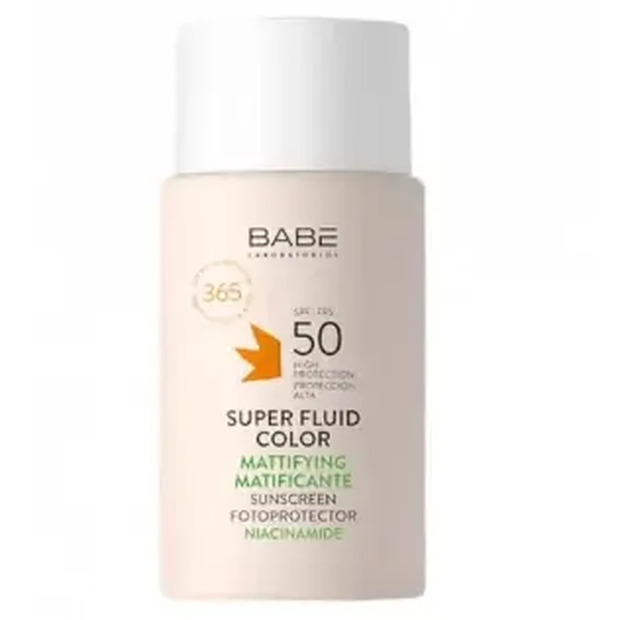Матуючий флюїд для обличчя Babe Super Fluid SPF50 50 мл: ціни та характеристики