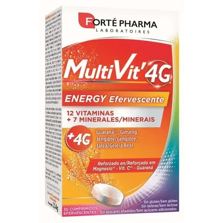 Multivit 4G Energy 2 тубы 15 шипучих таблеток: цены и характеристики
