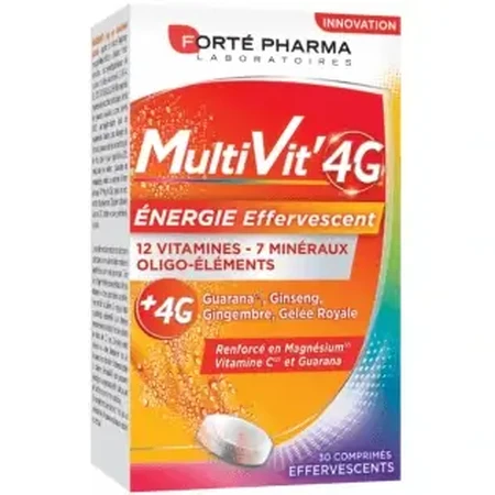 Multivit 4G Energy 2 тубы 15 шипучих таблеток: цены и характеристики