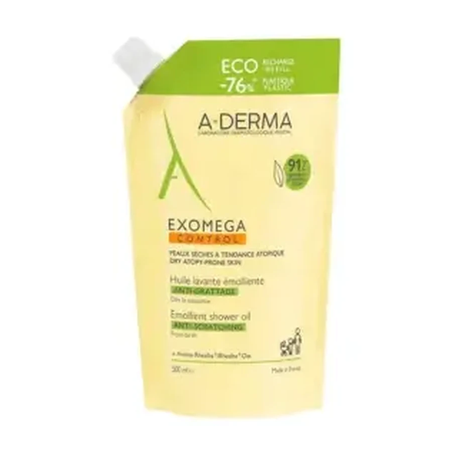 Aderma Exomega ECO Олія для душу поповнення 500 мл: ціни та характеристики