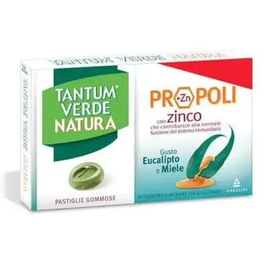 TANTUM VERDE NATURA 15 ТАБЛЕТОК ЕВКАЛІПТ І МЕД: ціни та характеристики
