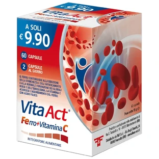 VITA ACT ЗАЛІЗО+ВІТАМІН С 60 КАПС