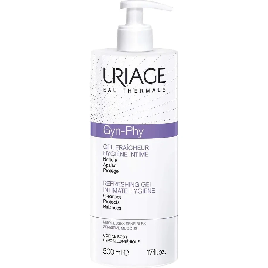 URIAGE GYN-PHY ГЕЛЬ ДЛЯ ИНТИМНОЙ ГИГИЕНЫ ДЛЯ ЧУВСТВИТЕЛЬНЫХ СЛИЗИСТЫХ ОБОЛОЧЕК 500 МЛ: цены и характеристики