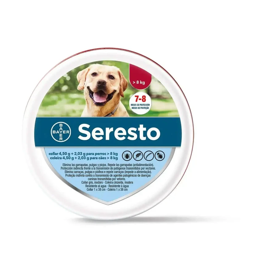 Colier pentru câini Seresto +8Kg Large: цены и характеристики