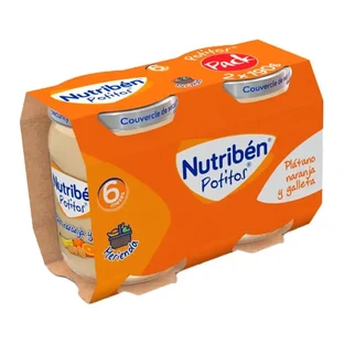 Nutriben Snack Pot Pack Банан, апельсин і печиво 2X190г