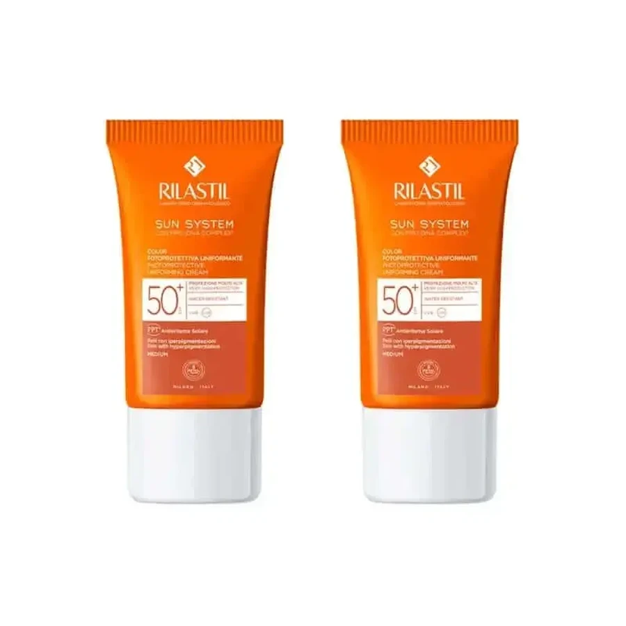 Rilastil Sun System Spf 50+ Colour, 2X50 мл: ціни та характеристики