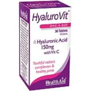 Health Aid Гиалуровит (гиалуроновая кислота) 150 мг. 30 компл.
