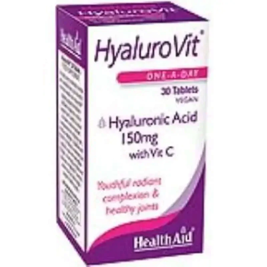 Health Aid Гиалуровит (гиалуроновая кислота) 150 мг. 30 компл.: цены и характеристики
