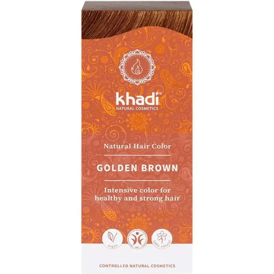 Khadi Herbal Золотисто-каштановий колір, 100 гр: ціни та характеристики