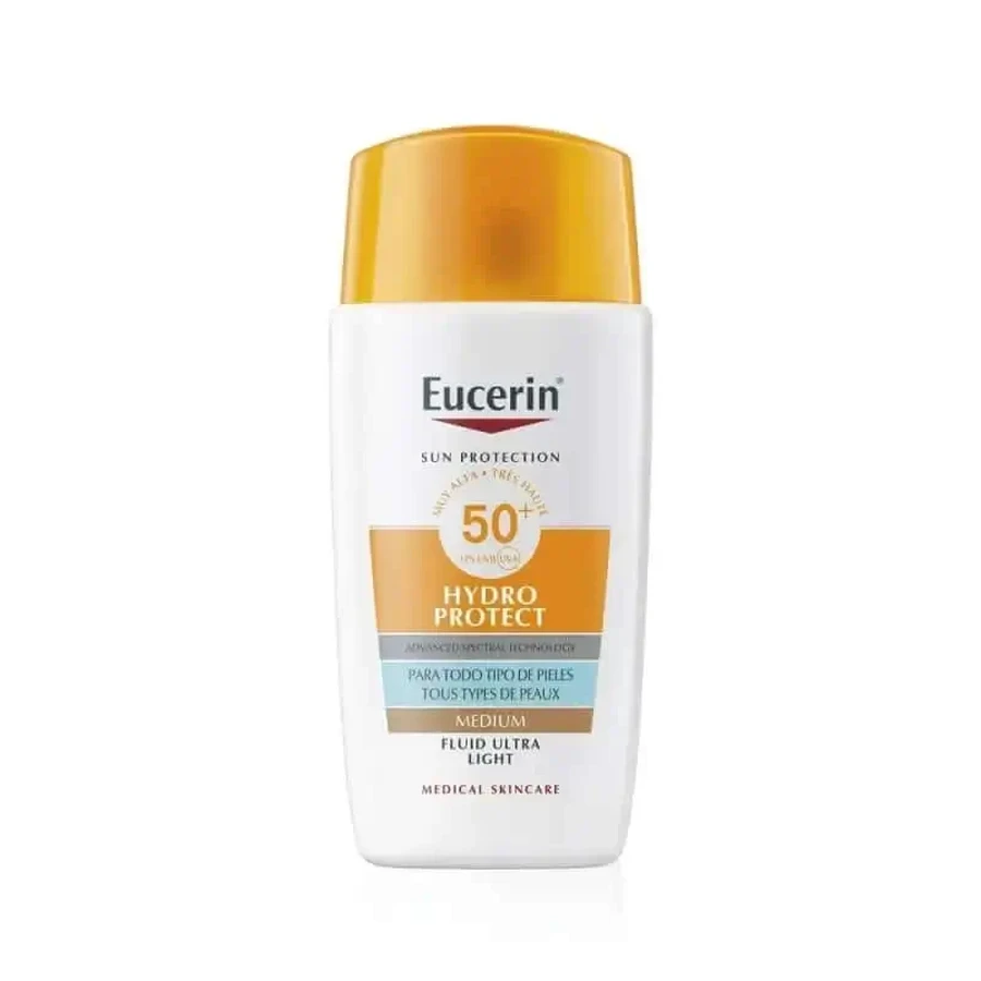Eucerin Sun Face Hydro Protect Fluid SPF50+Medium Tint, 50 мл: цены и характеристики