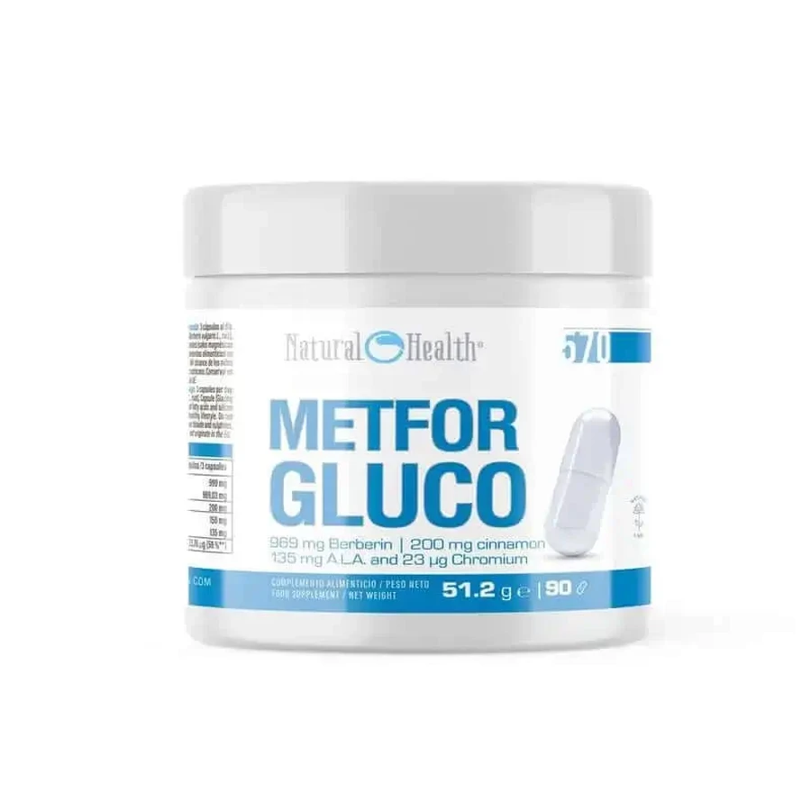 Natural Health Metforgluco, 90 капсул: ціни та характеристики