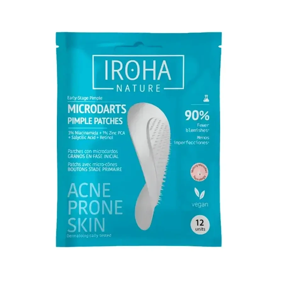 Патчи Iroha Nature для кожи, склонной к акне, Микродарт, 12 шт.: цены и характеристики