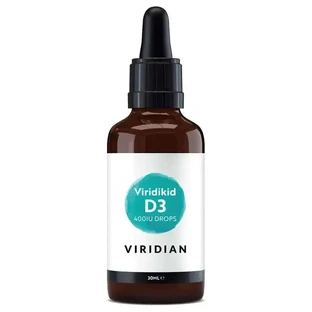 Viridian Virikid Vit D3 400Iu Vegan 30мл.