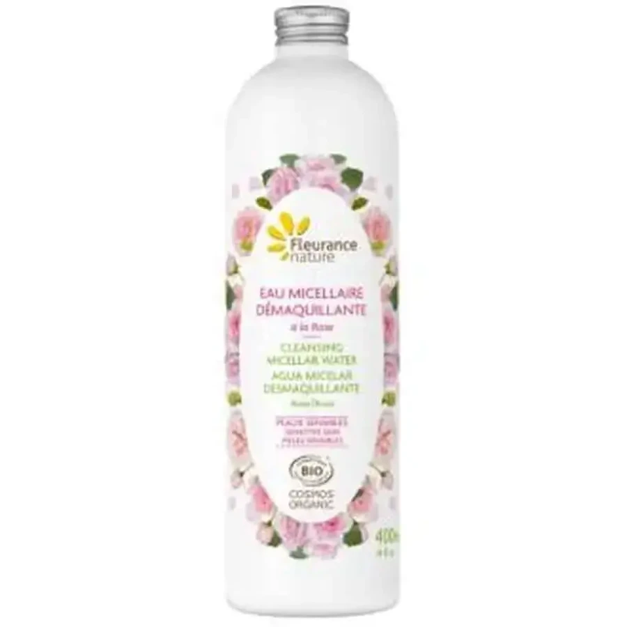 Fleurance Nature Cleansing Міцелярна очищуюча вода з трояндами 400мл. Біо: ціни та характеристики