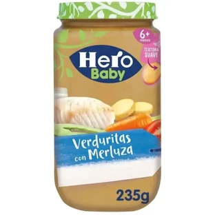 Hero Baby Vegetable jar с хеком, 235 гр.