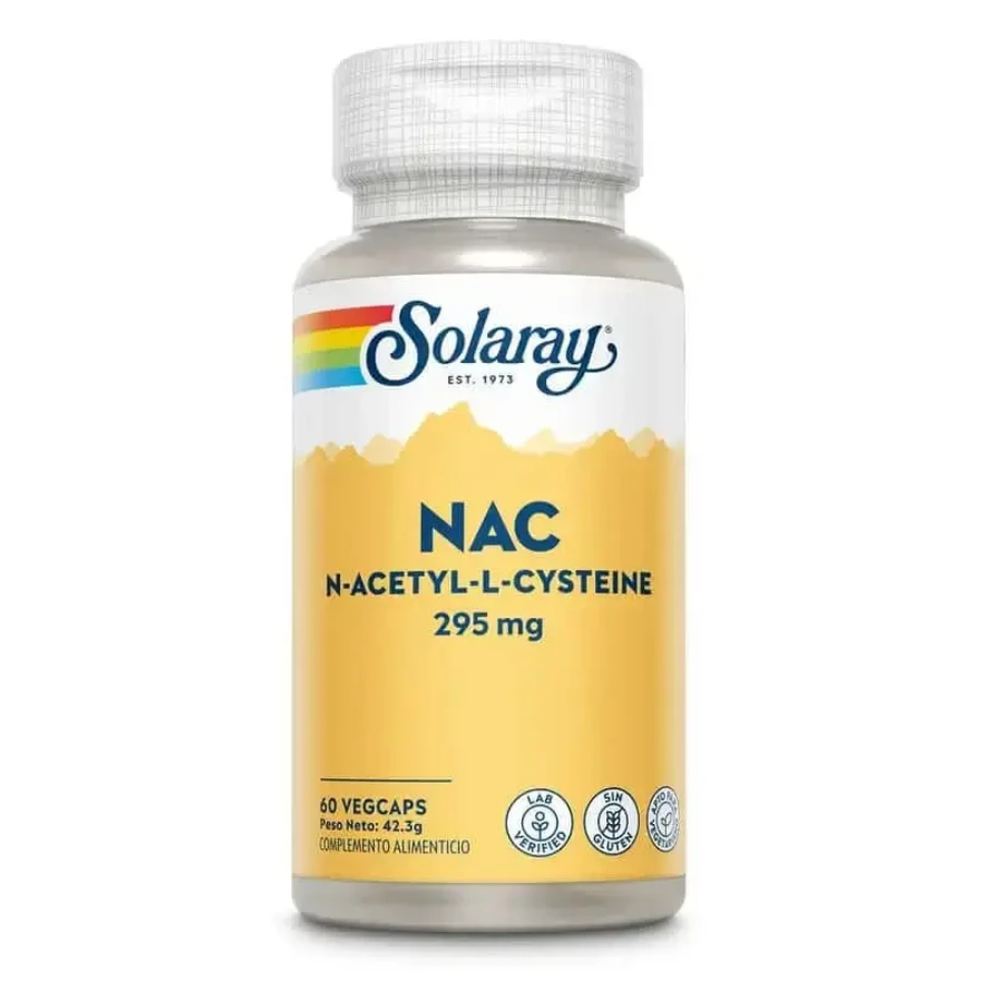 Solaray Nac 295 мг, 60 капсул: ціни та характеристики