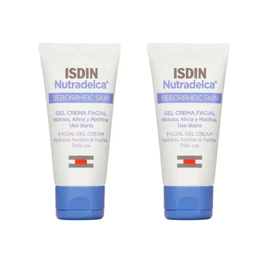 Isdin Duplo Nutradeica Крем-гель для лица 2 x 50 мл: цены и характеристики