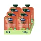 Hero Baby Pack Eco Sachet Только яблоки, клубника, бананы и черника, 6 X 100 грамм