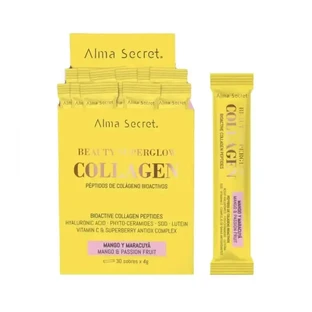 Alma Secret Beauty Superglow Collagen Mango & Passion Fruit Flavour , 30x4 грамма